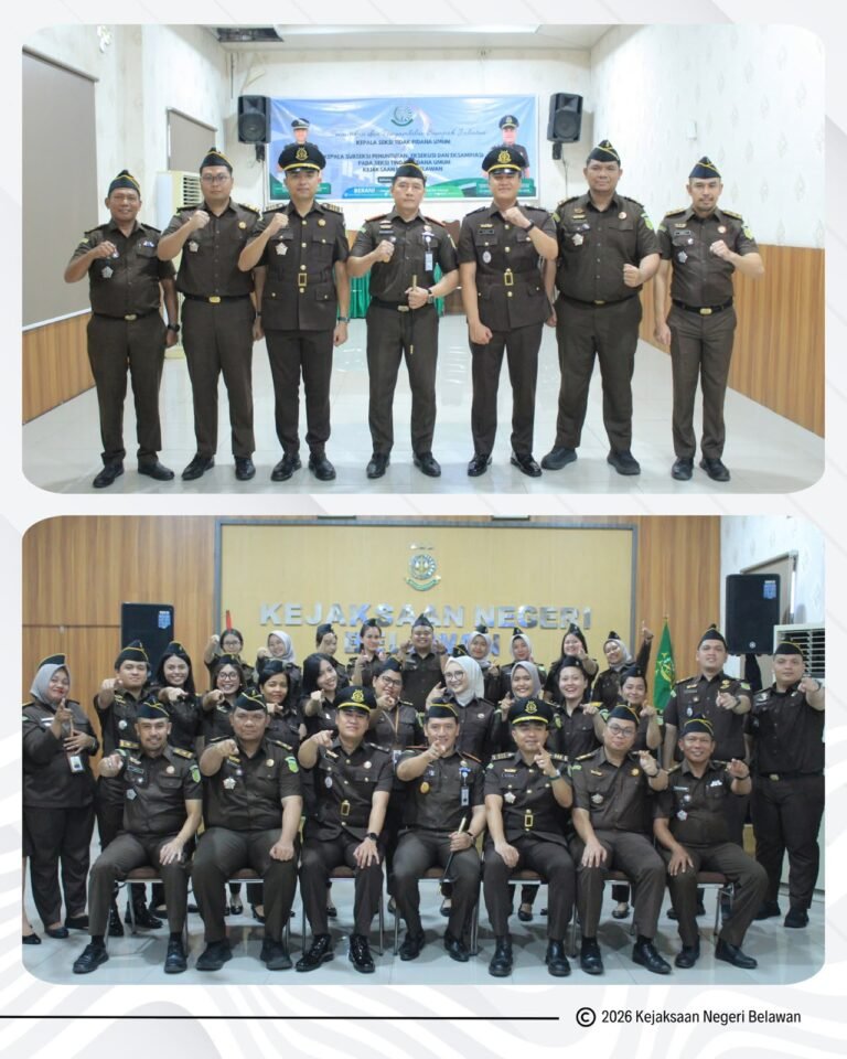 Alvonso Manihuruk S.H., M.H. Resmi Dilantik Sebagai Kasi Pidum Kejari Belawan
