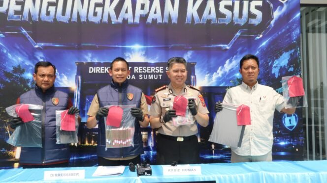 
					Ditressiber Polda Sumut Bongkar Jaringan Judi Online, Dua Orang Jadi Tersangka